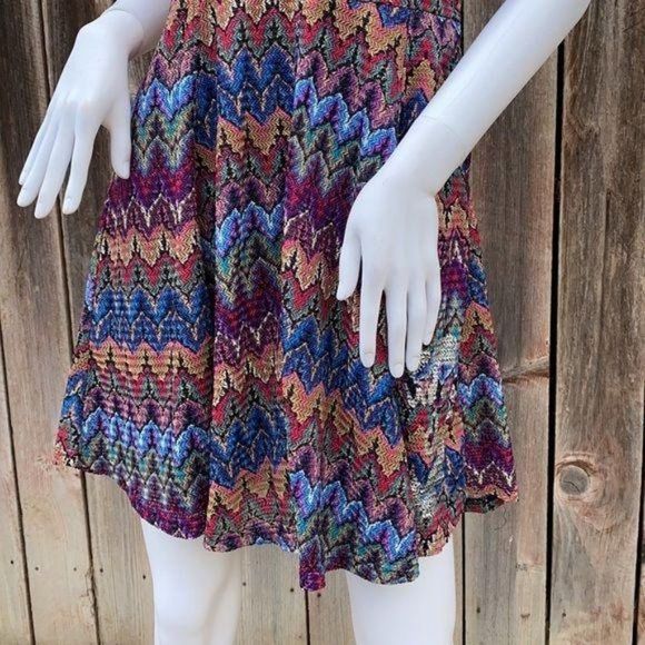 Desigual La Vida Chula Multicolored Sleeveless Dress Sz S - Picture 6 of 12